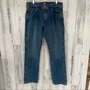 Ariat Men’s Denim Jeans Classic Cut Heritage Straight Leg Size 34X33